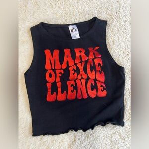 Mark of Excellence Crop Tank Top